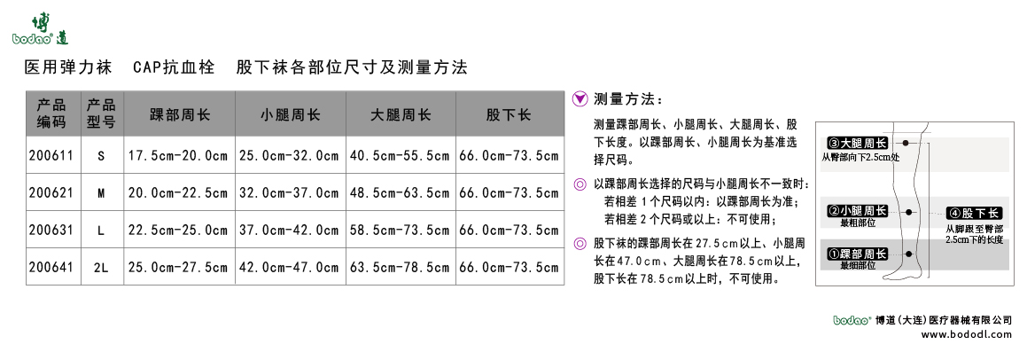 產(chǎn)品尺碼表